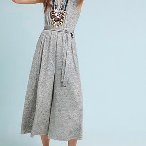 Anthropologie Meadow Rue Silver Romper